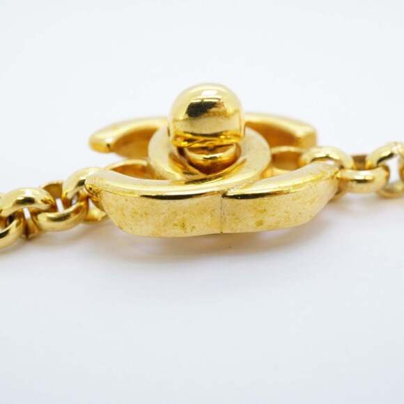 CHANEL Gold Logo Necklace - Picture 7 of 7